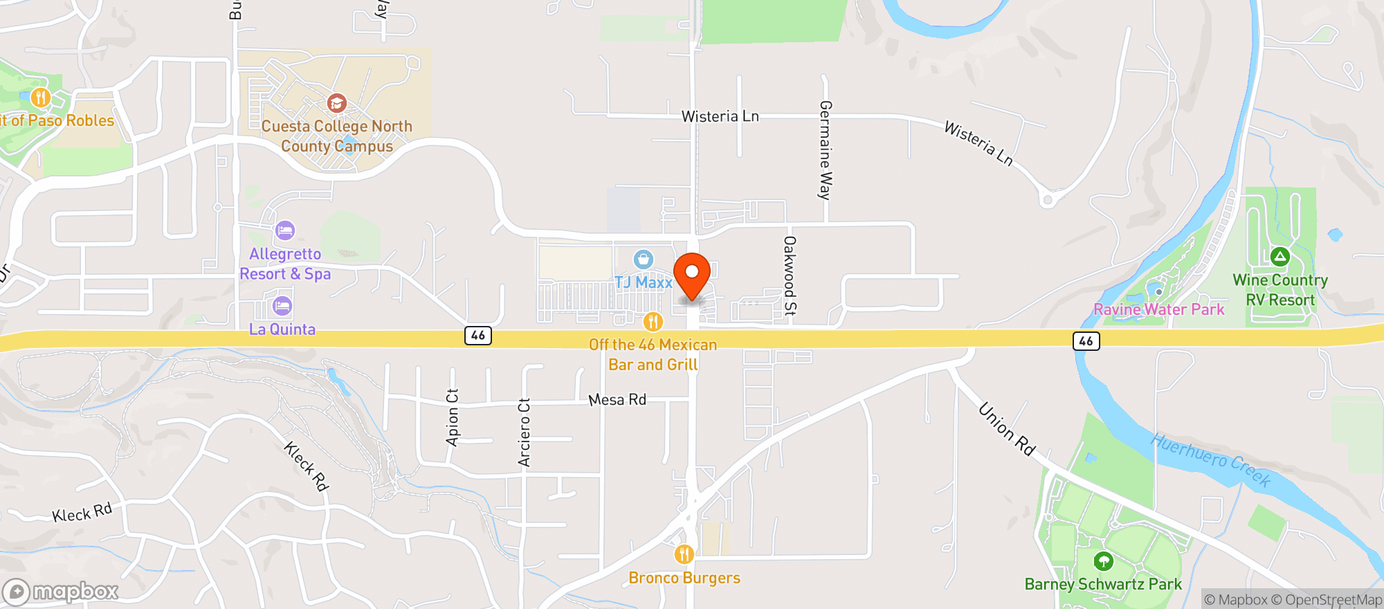 Map showing 76