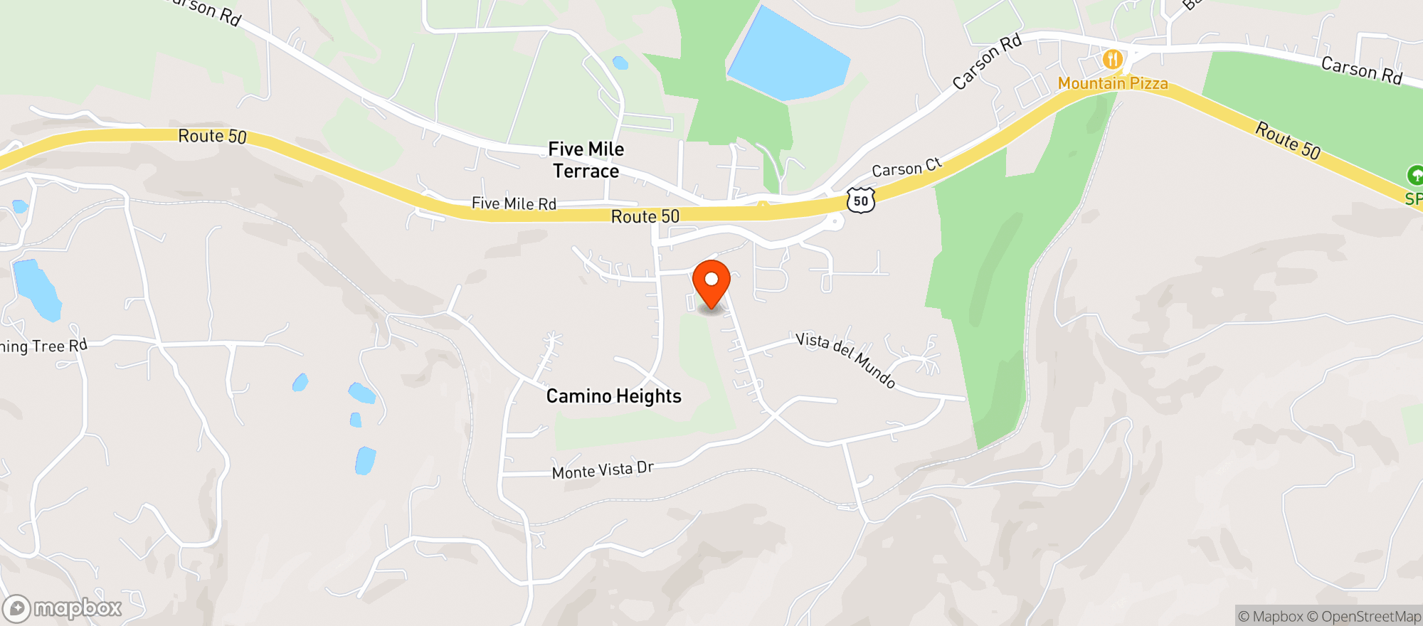 Map showing Chateau Davell Winery - Camino