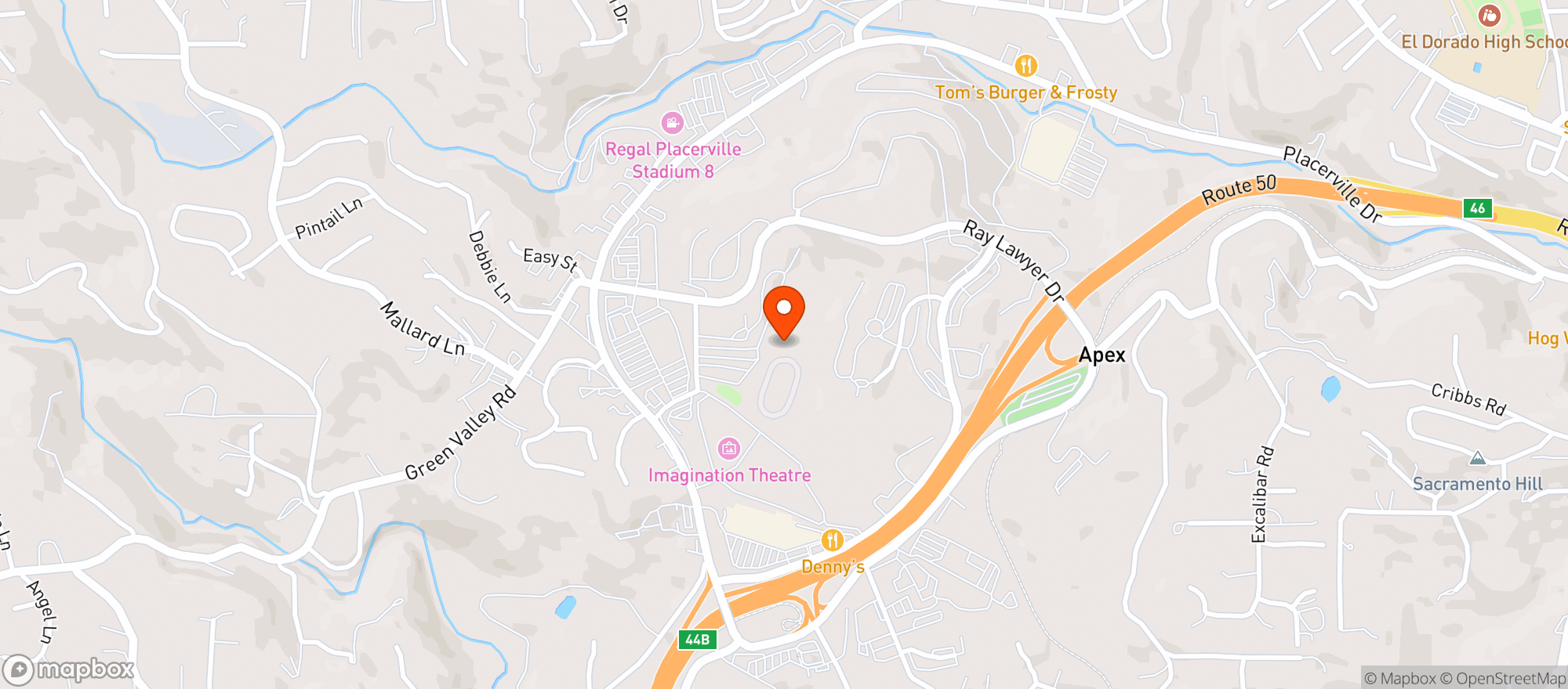 Map showing Raleys (Placerville) - 002500422