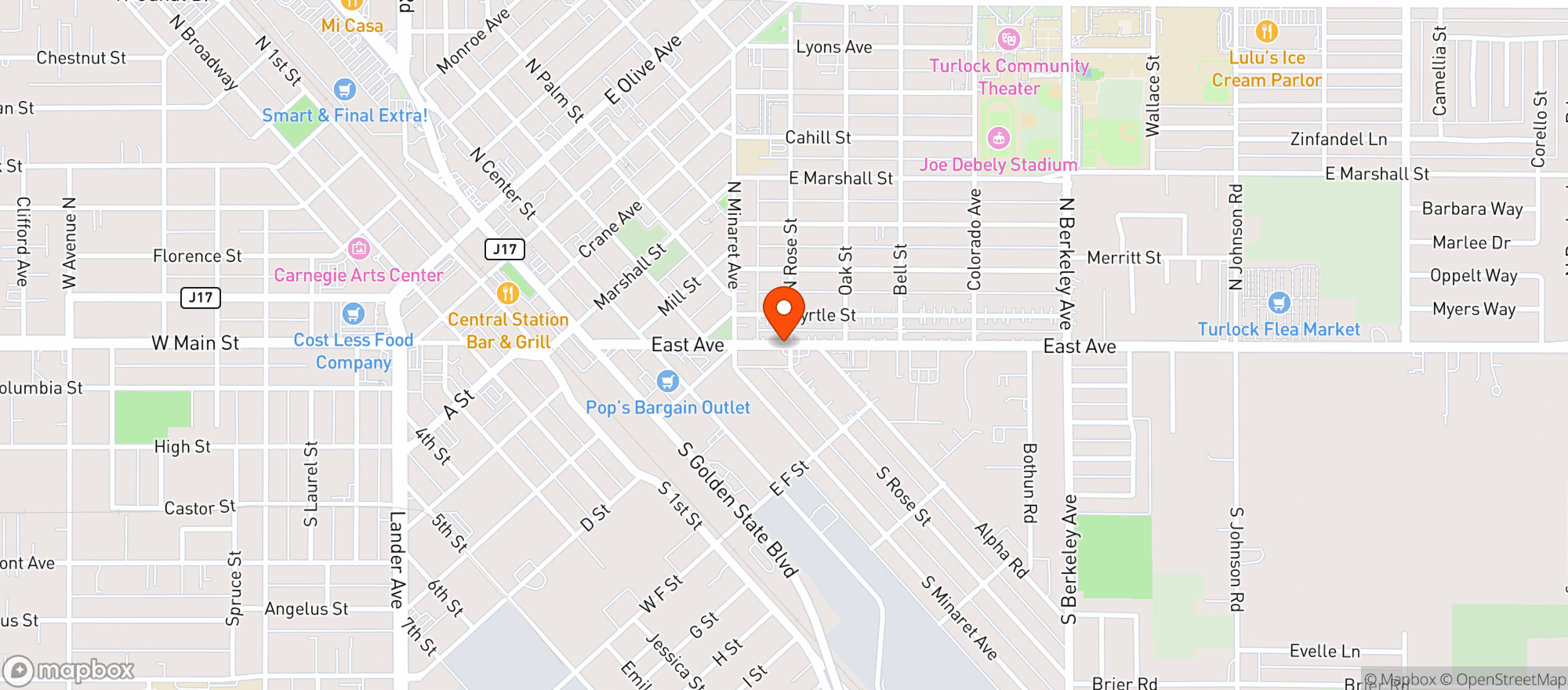 Map showing Pop N Cork Liquors