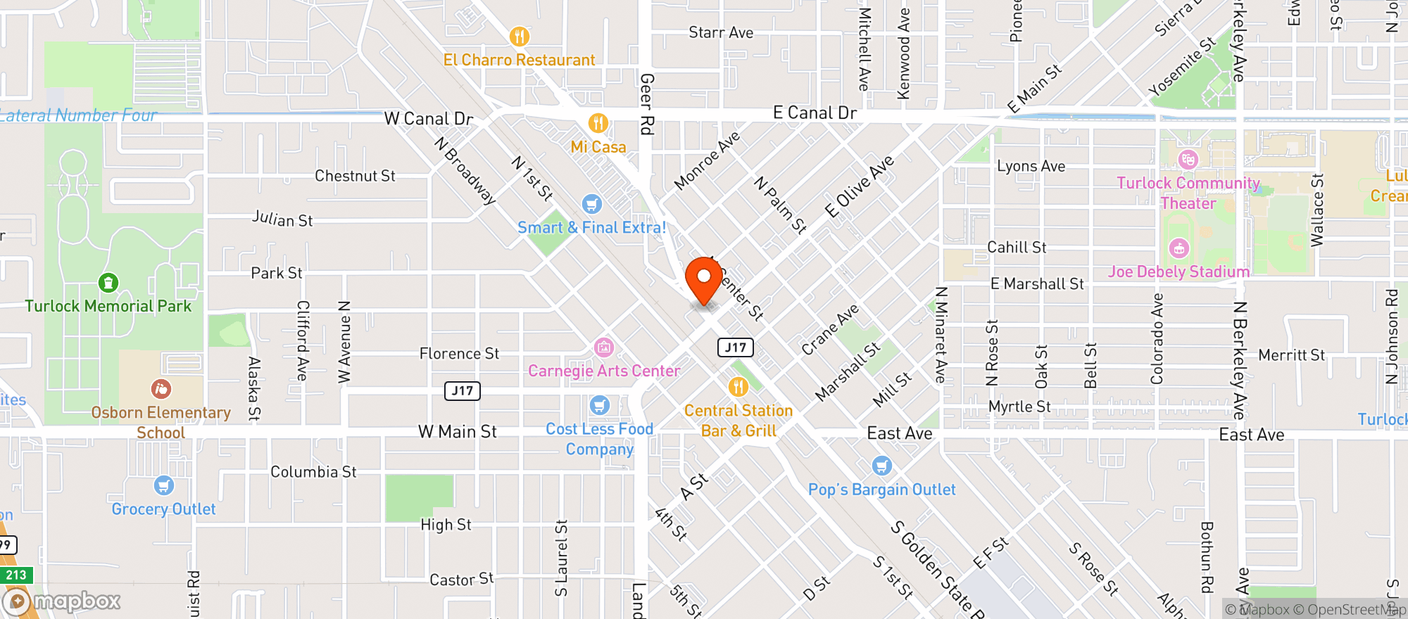 Map showing Ampm
