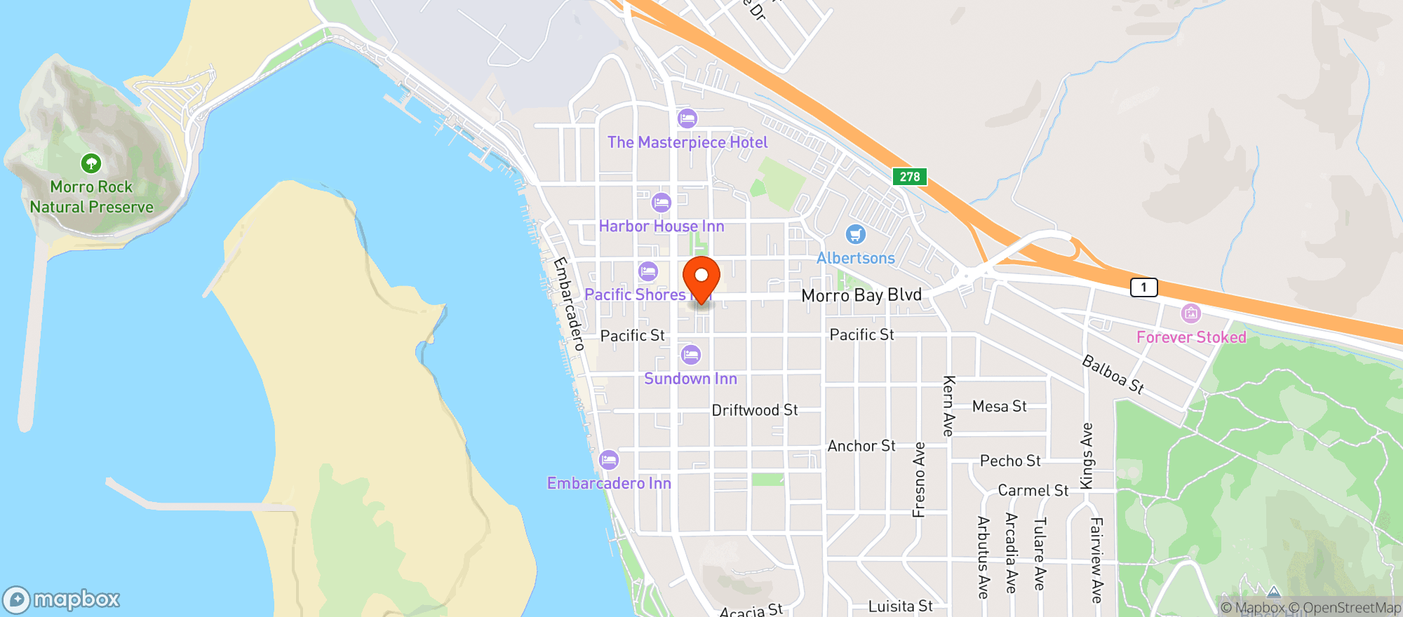 Map showing Scout Coffee
