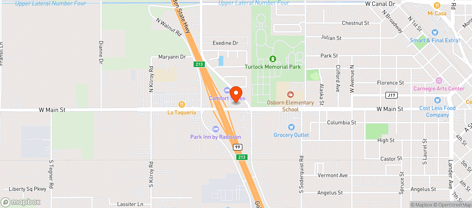 Map showing Patient Care First (PCF) - Firehouse