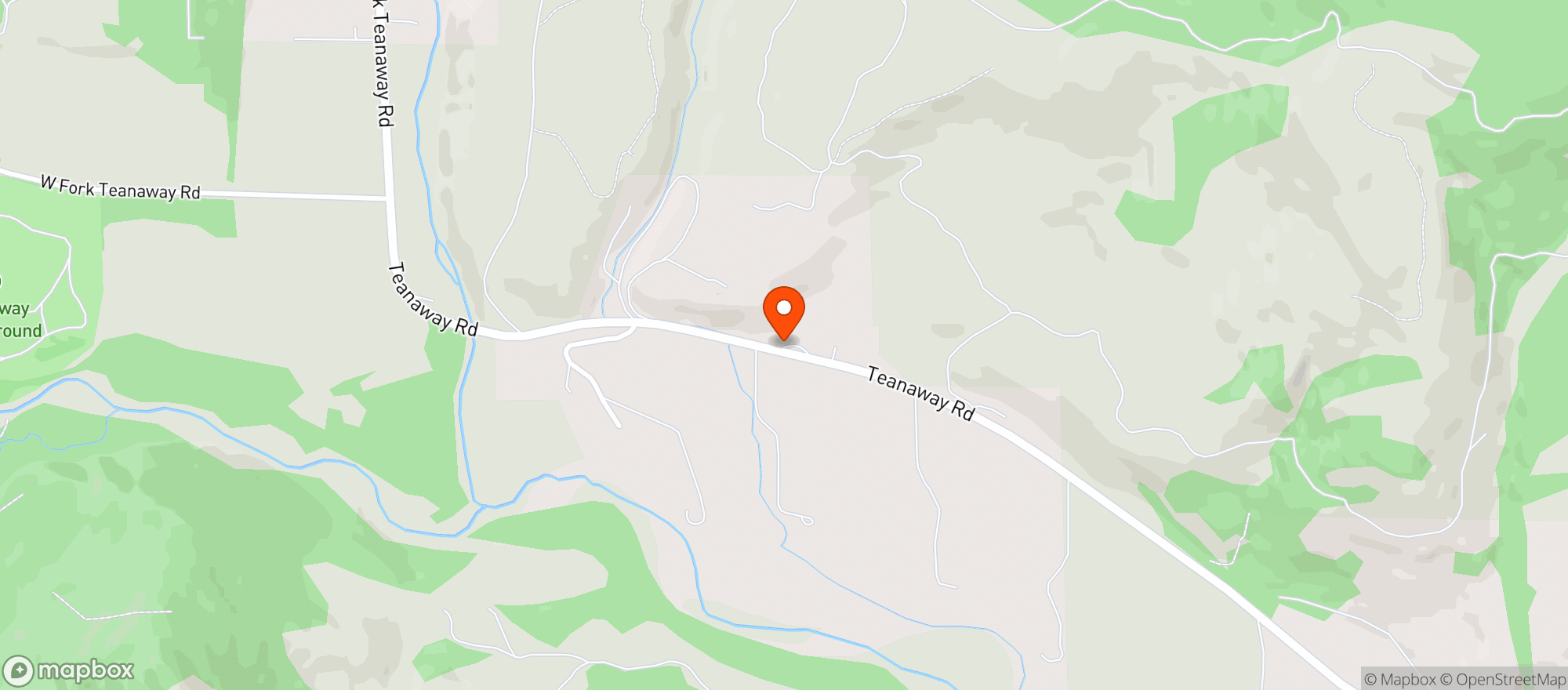 Map showing Teanaway Country Store
