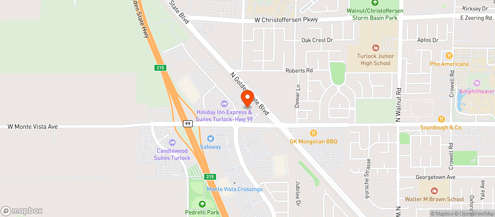 Map showing BevMo