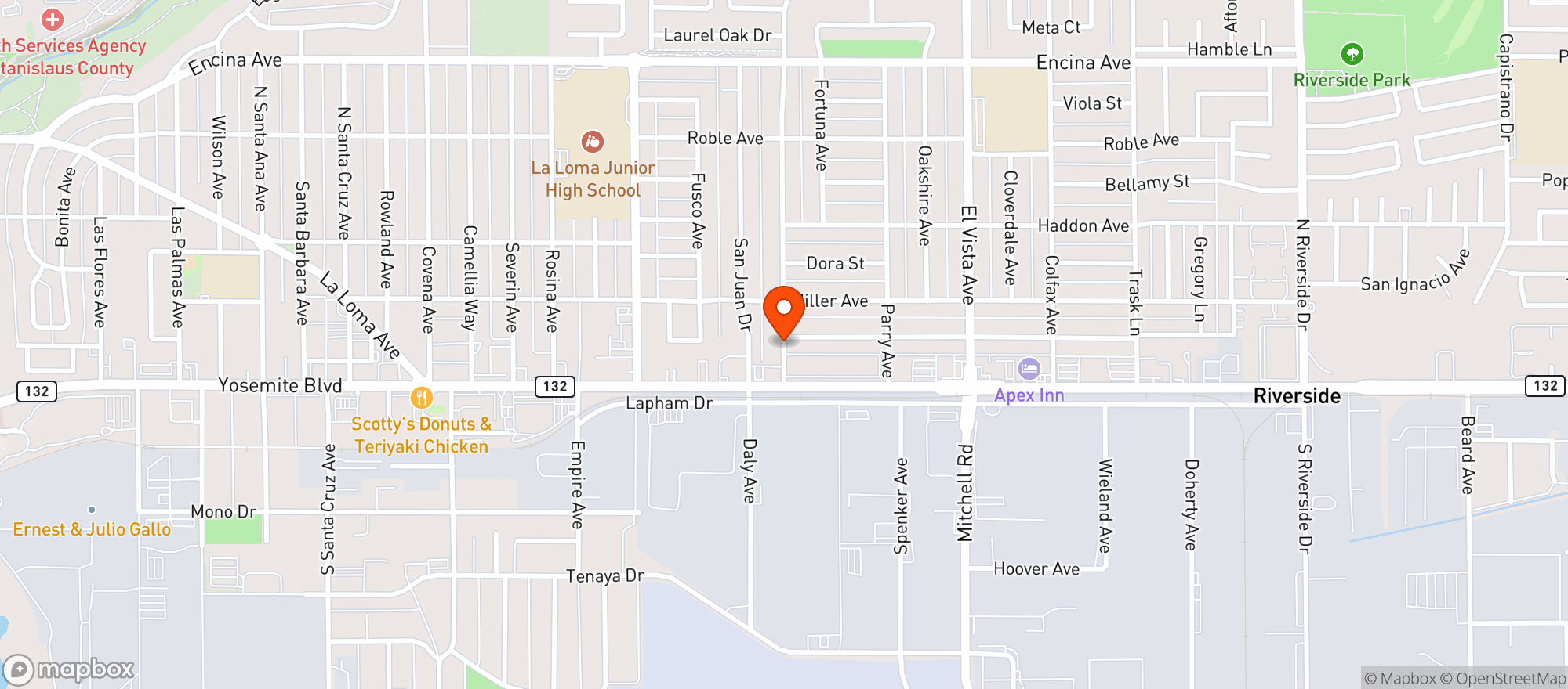 Map showing Phoenix Market