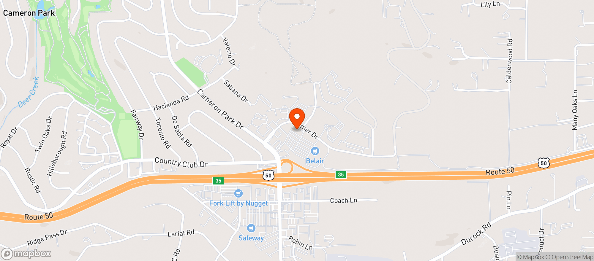 Map showing Gnc - 2460 - Goldorado Shopping Center