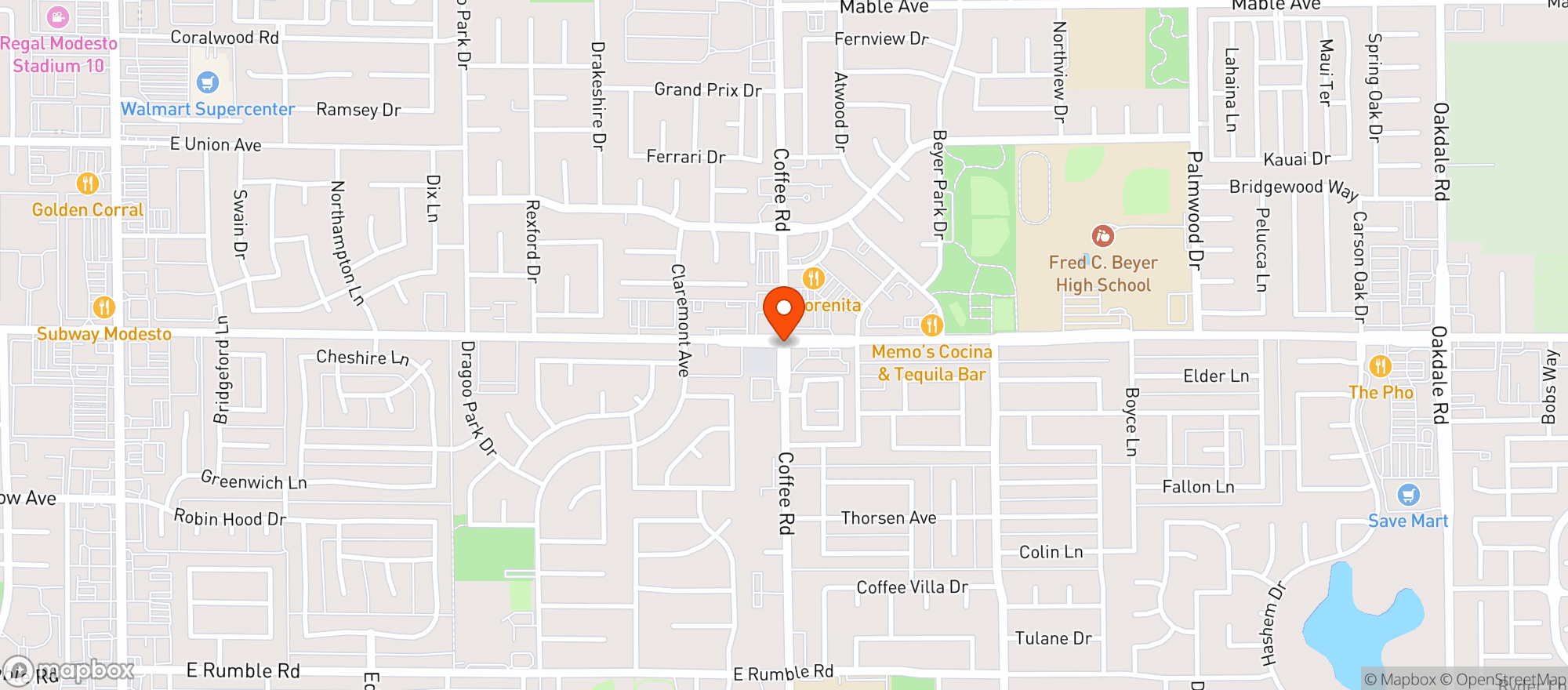 Map showing Bottle N Cork Liquors #2