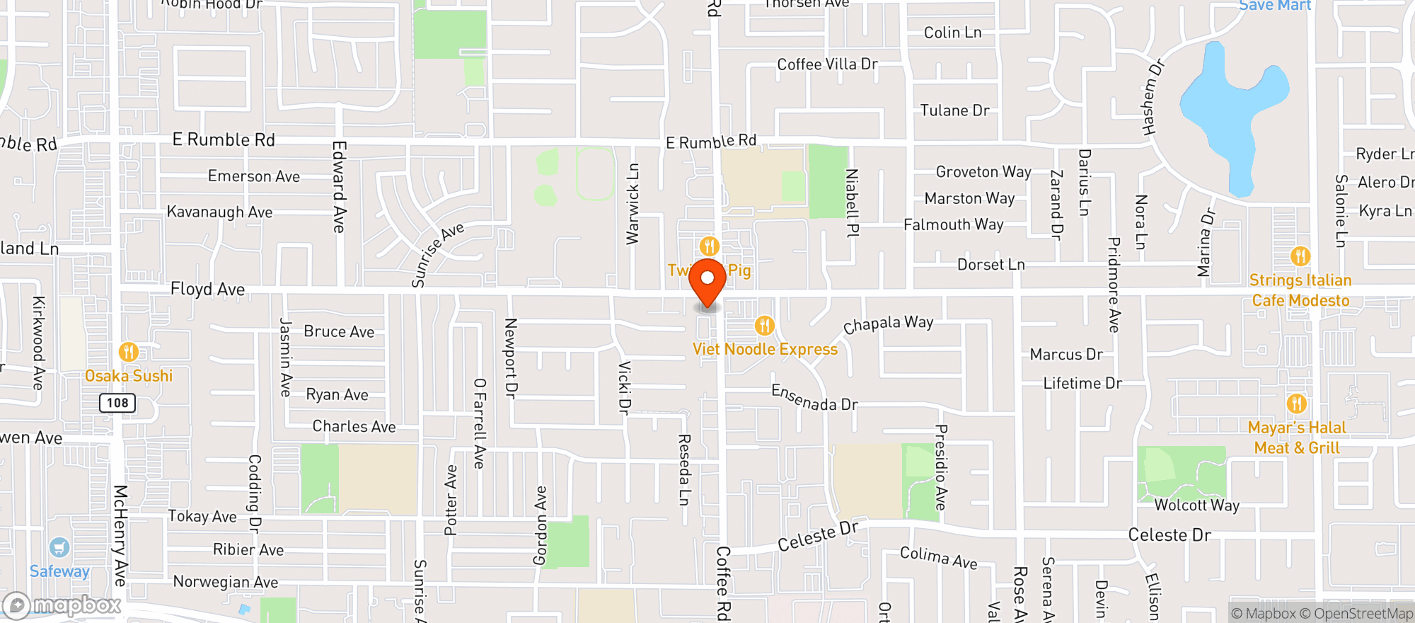 Map showing Dabber Vape and Smoke shop