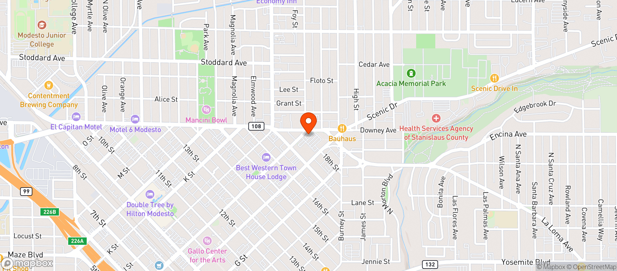 Map showing Smart & Final Extra