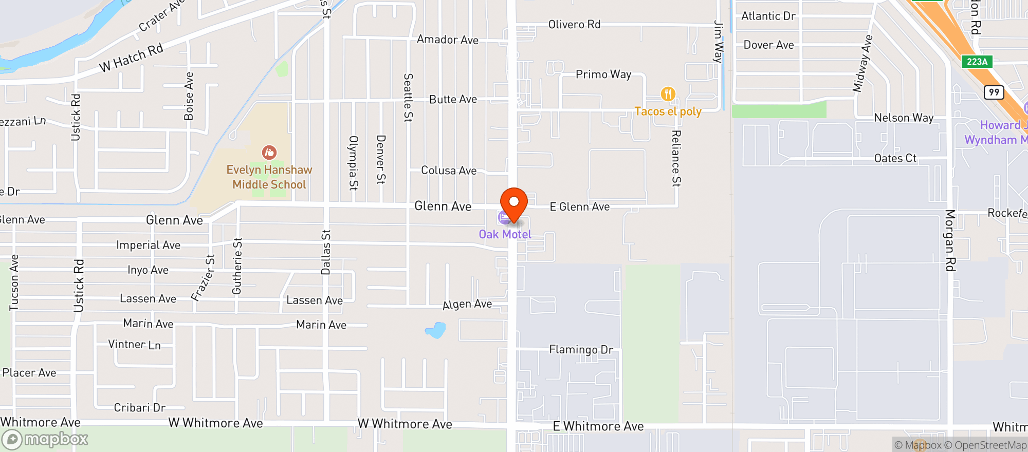 Map showing Liquor Depot