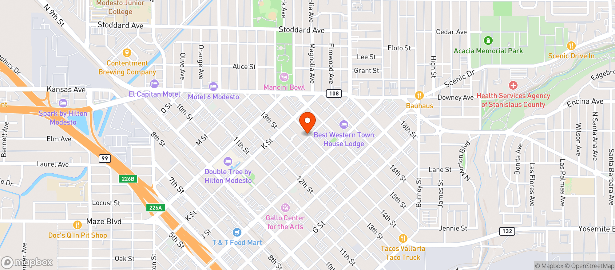 Map showing Lo Fi