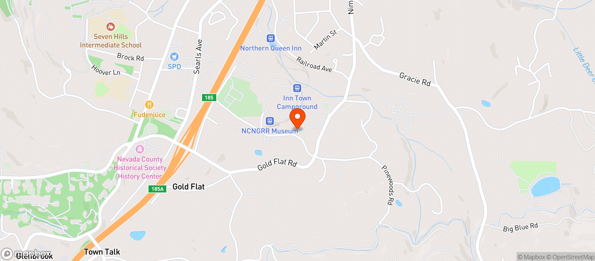Map showing Serendipity Wines Dist