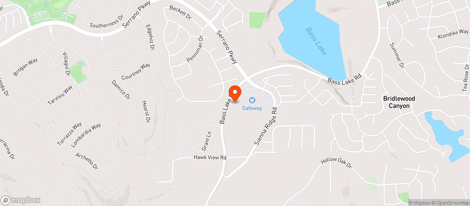 Map showing Safeway Fuel Station