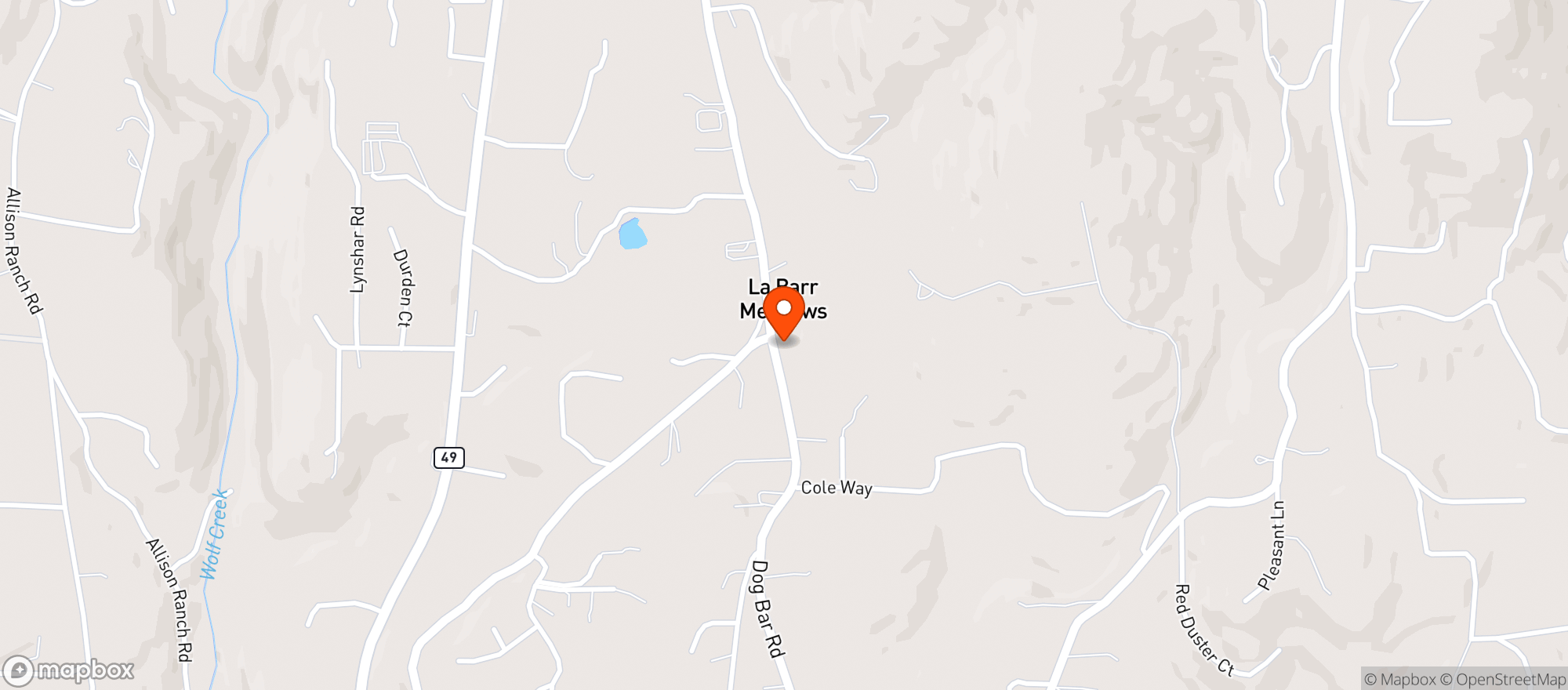 Map showing The Corner Store - Grass Valley