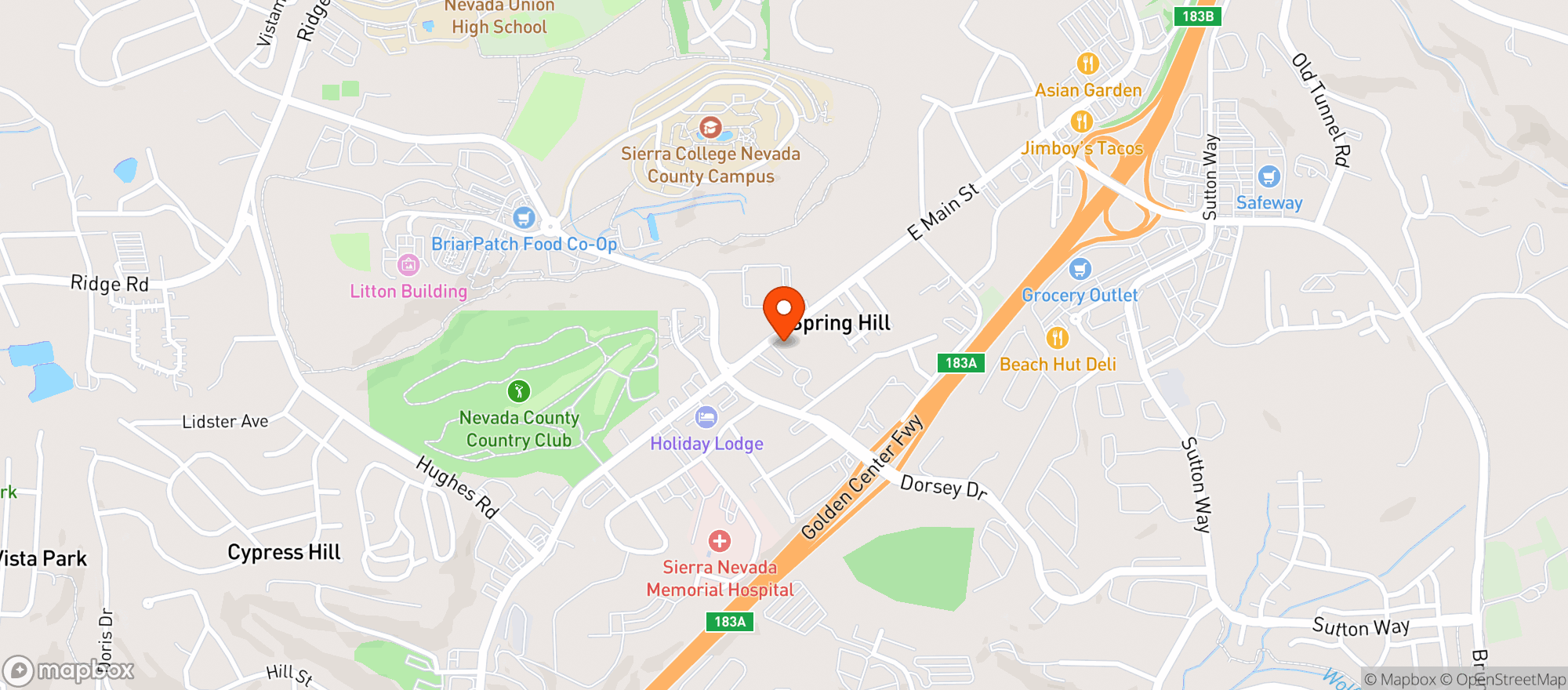 Map showing Station House