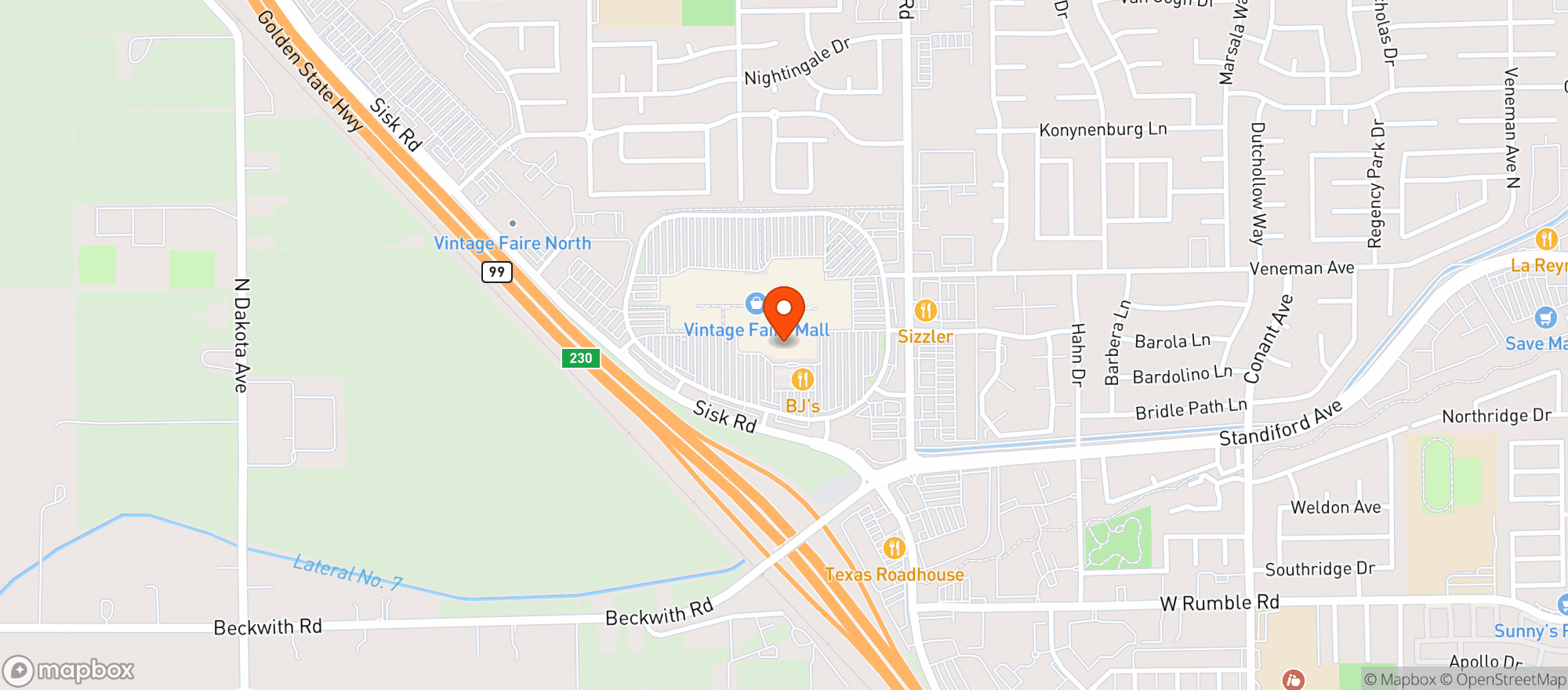 Map showing Buffalo Wild Wings Gril #272
