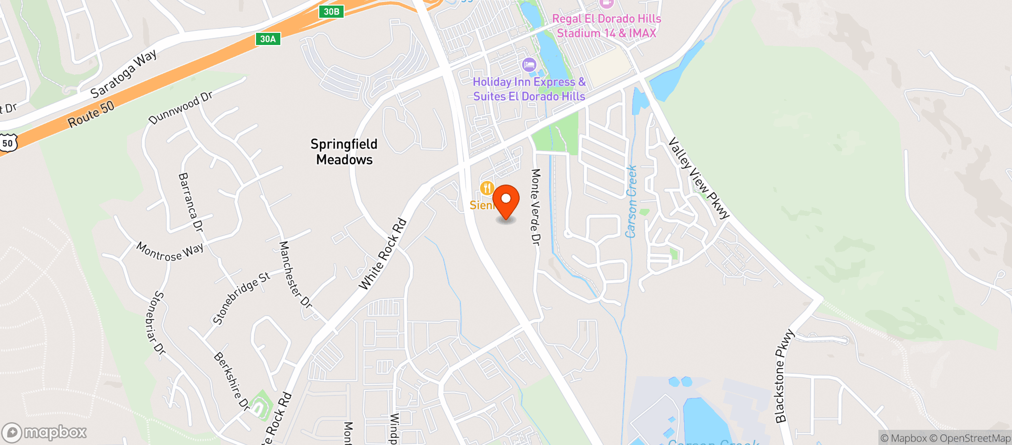 Map showing 36 Handles