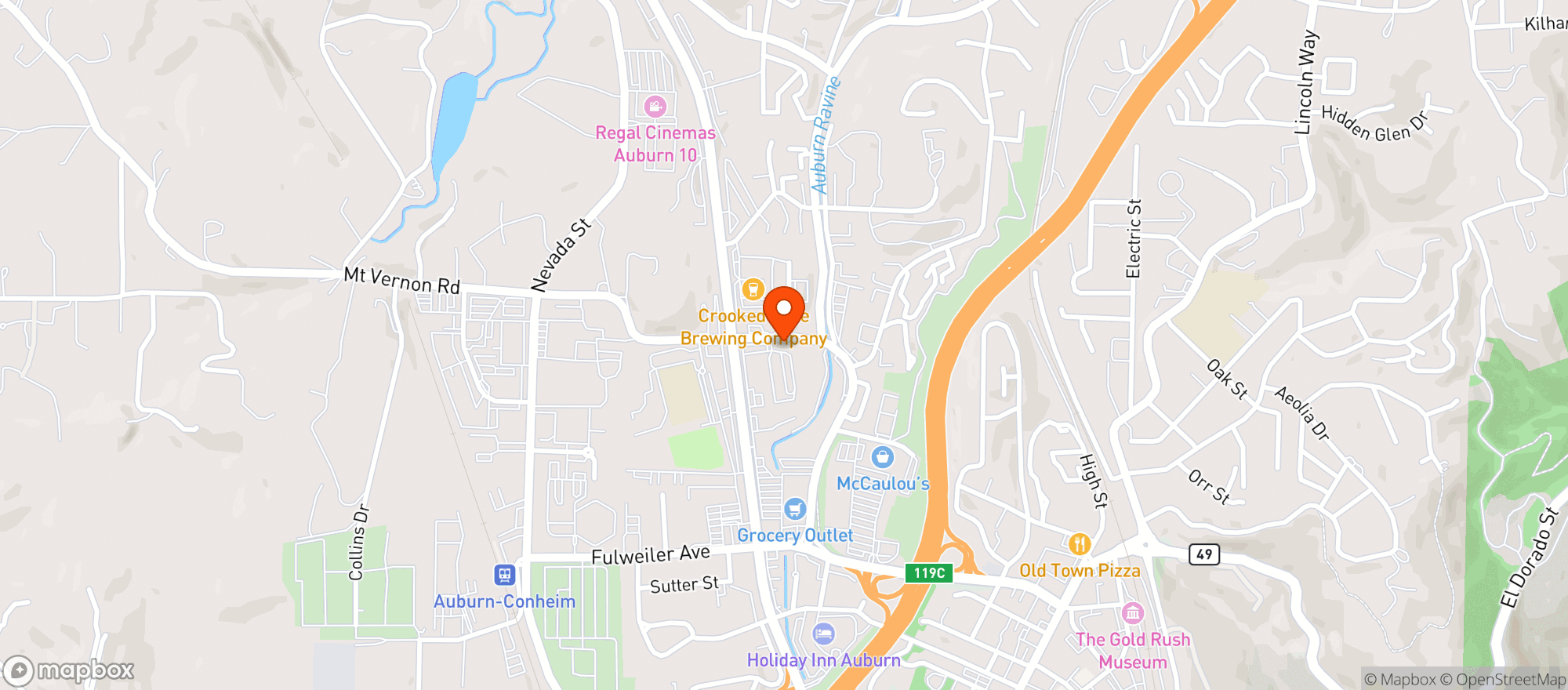 Map showing Rhythm Chiropractic