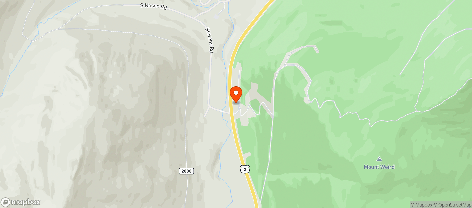 Map showing Yodelin