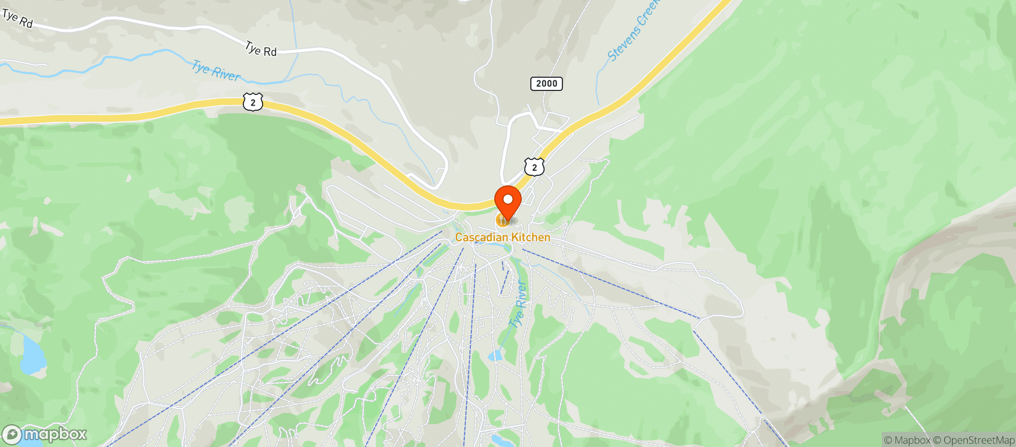 Map showing Bull's Tooth Pub And Eatery