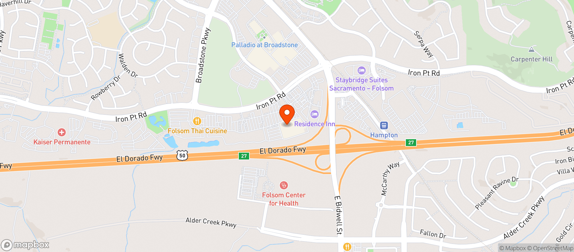 Map showing Sams Club #6620