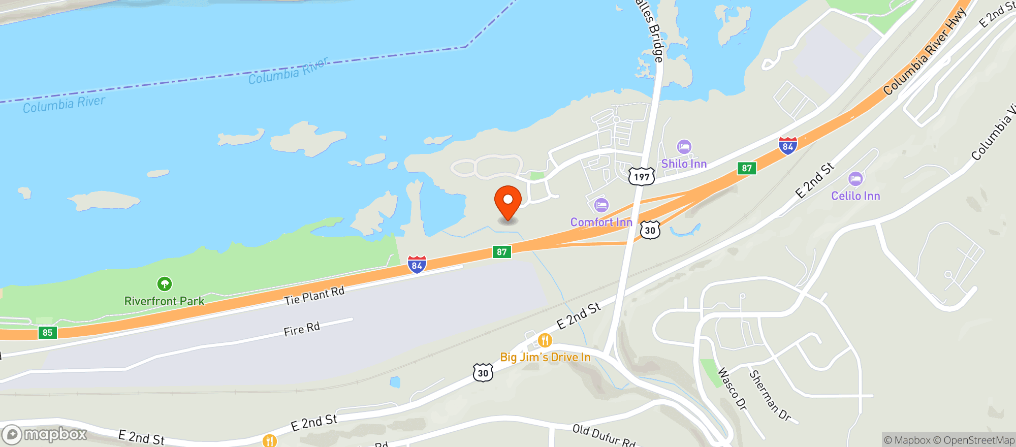 Map showing StudioFit TD