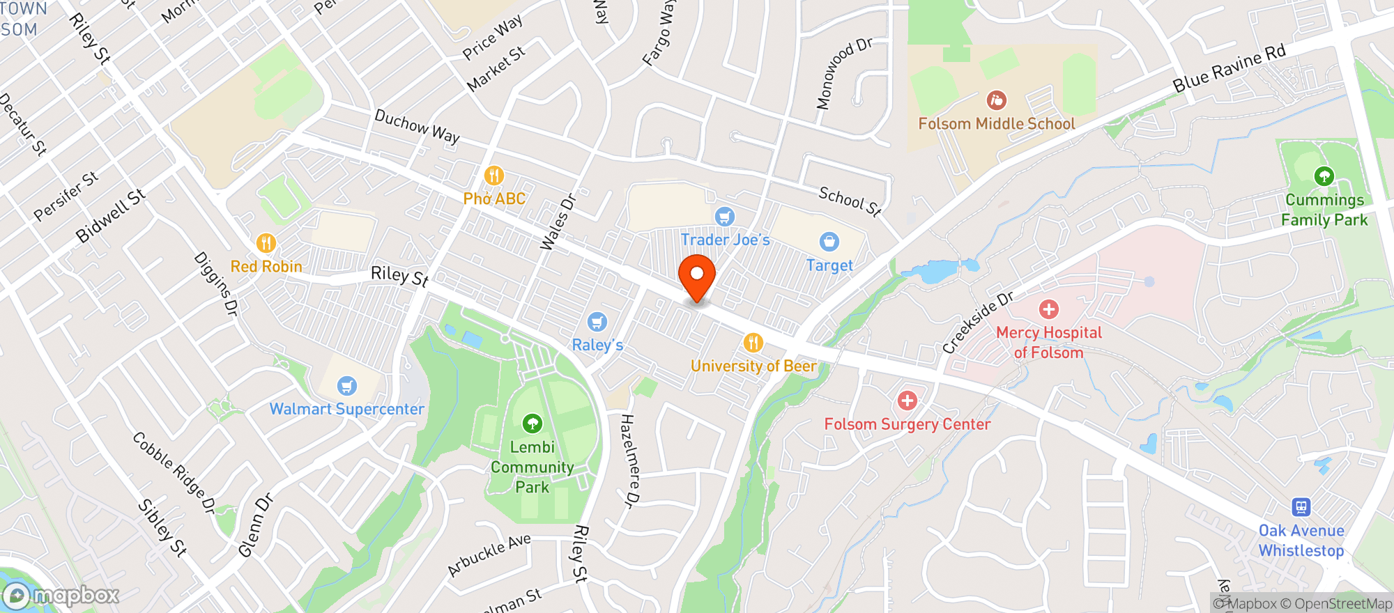 Map showing Sprouts Farmers Market