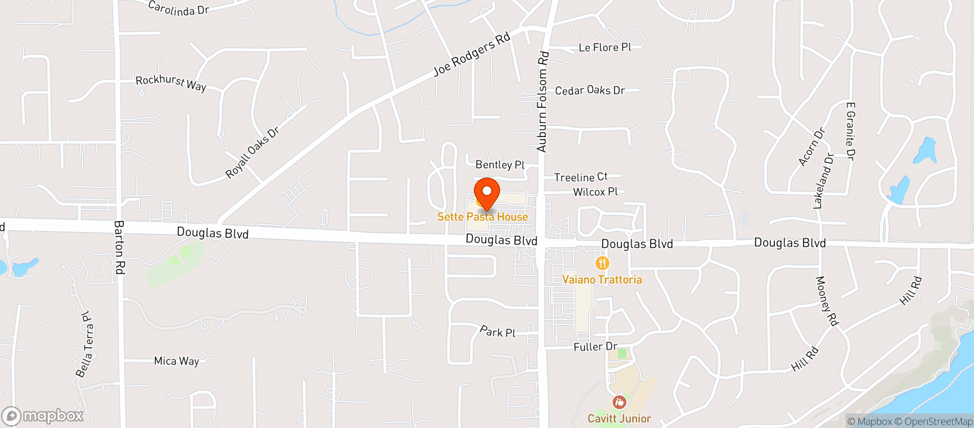 Map showing Raleys