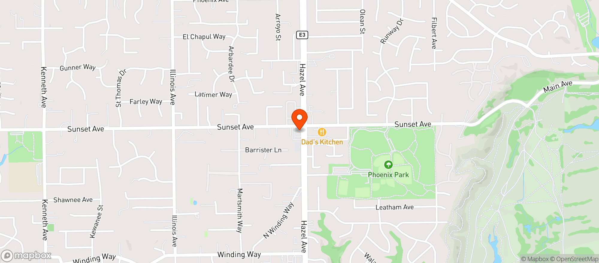 Map showing Mart One Quick Trip