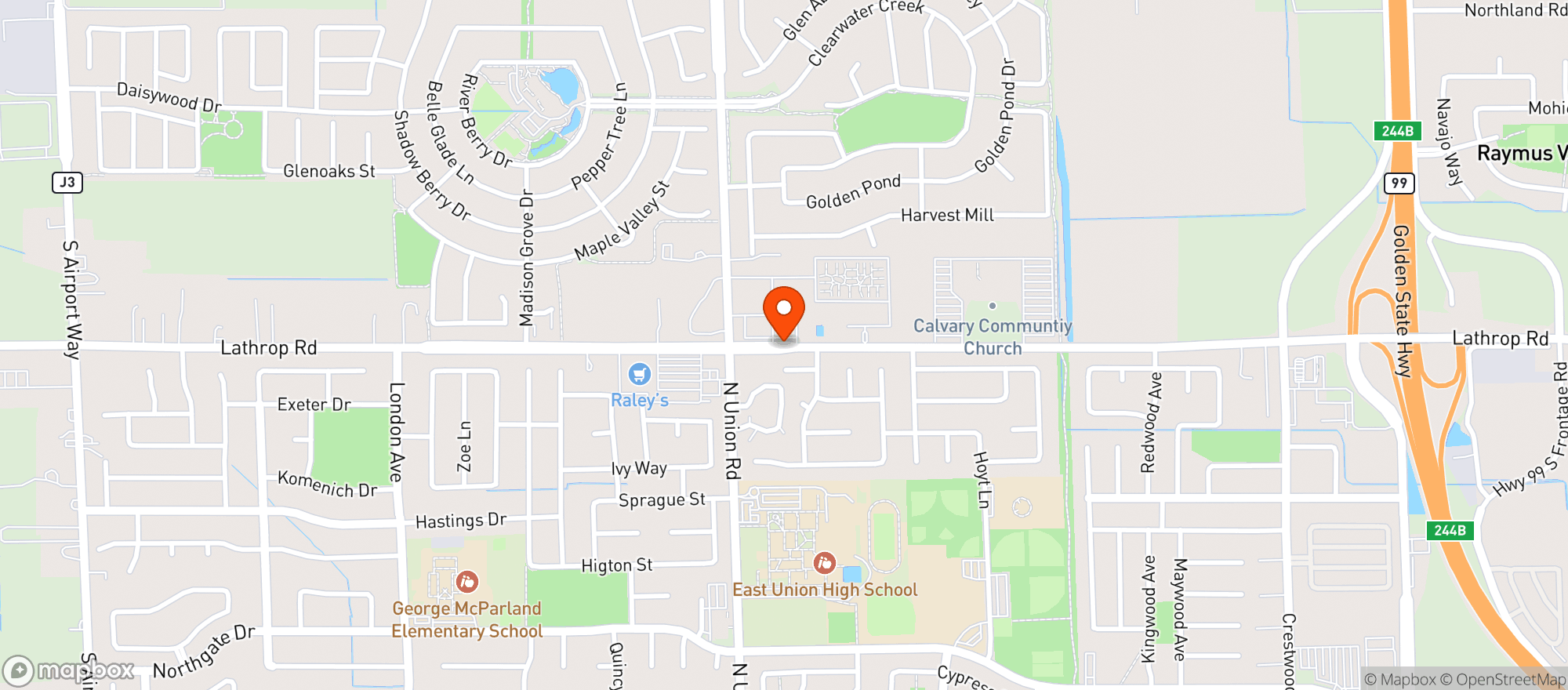 Map showing ROCKET