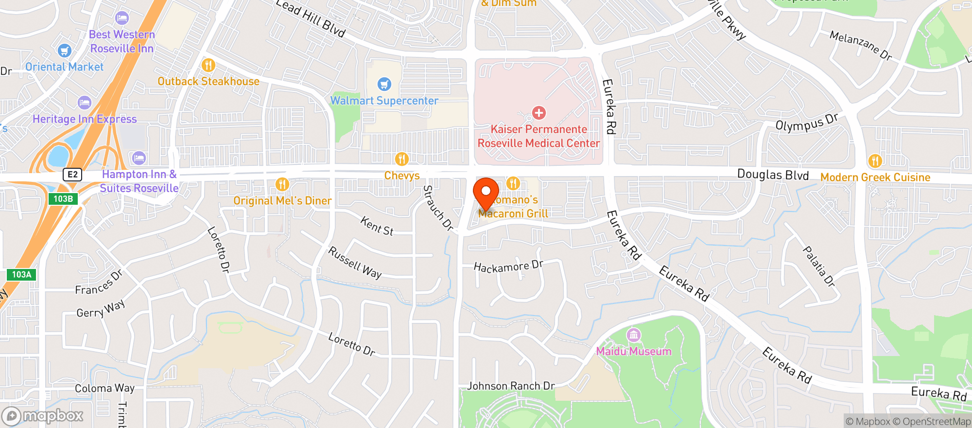 Map showing Sprouts Farmers Market