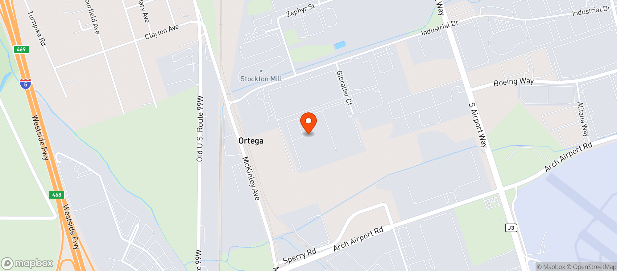 Map showing Save Mart Supermarkets