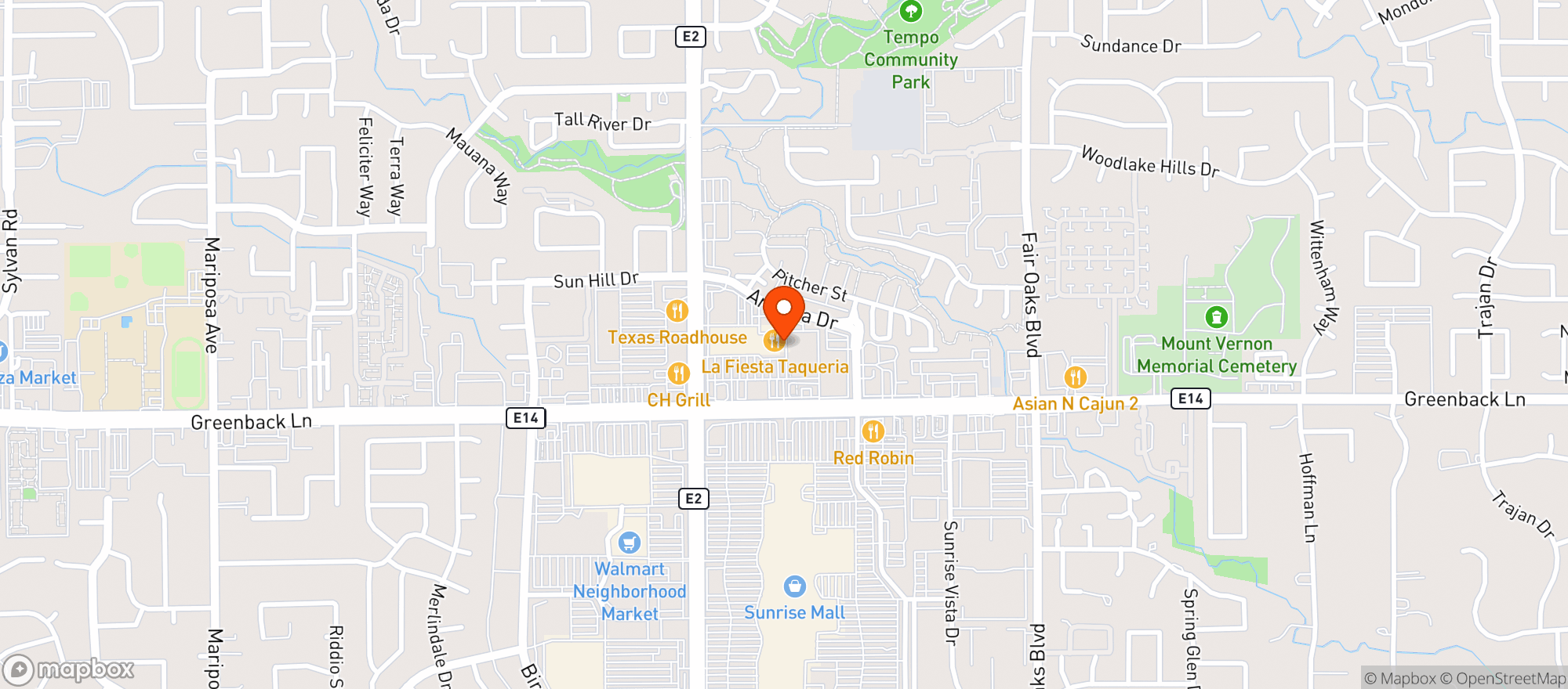 Map showing Sprouts Farmers Market