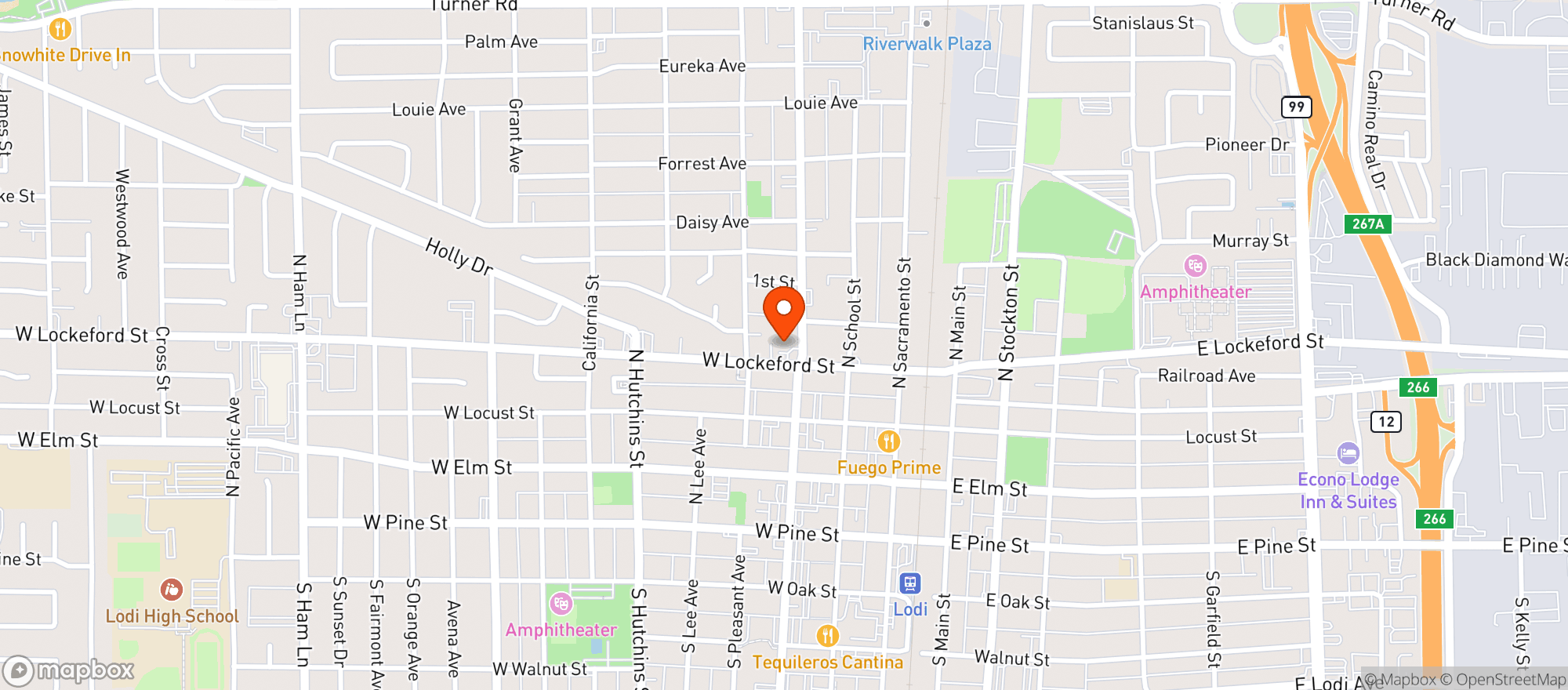 Map showing Quik Stop Market #550148