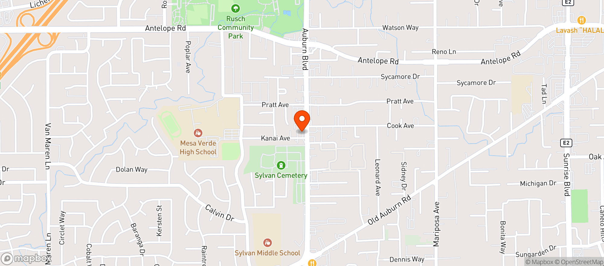 Map showing Bottles Up