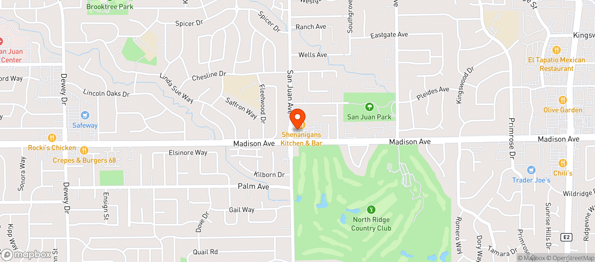 Map showing AMPM