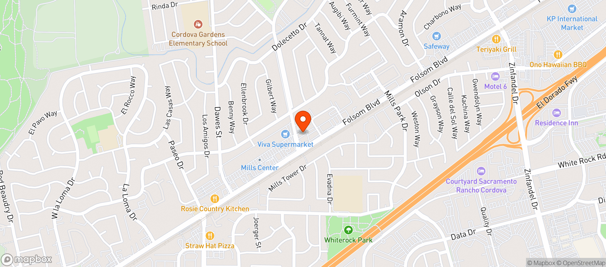 Map showing Moose Lodge