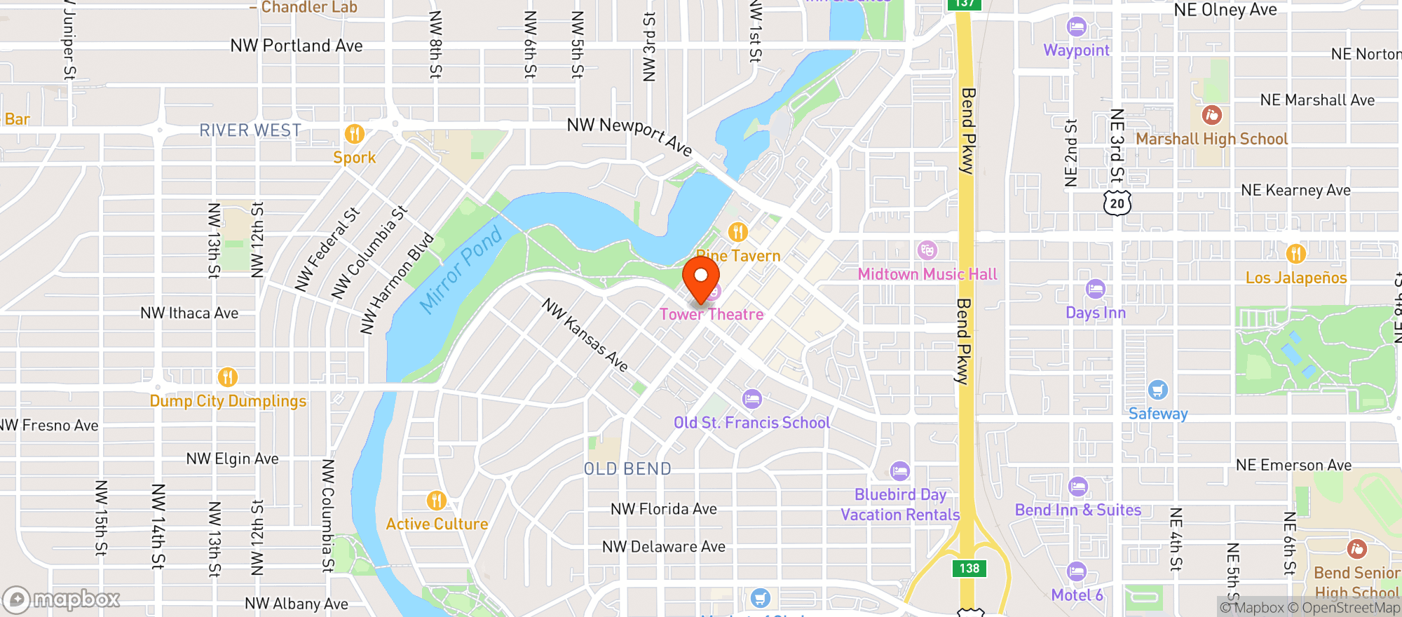 Map showing Drake