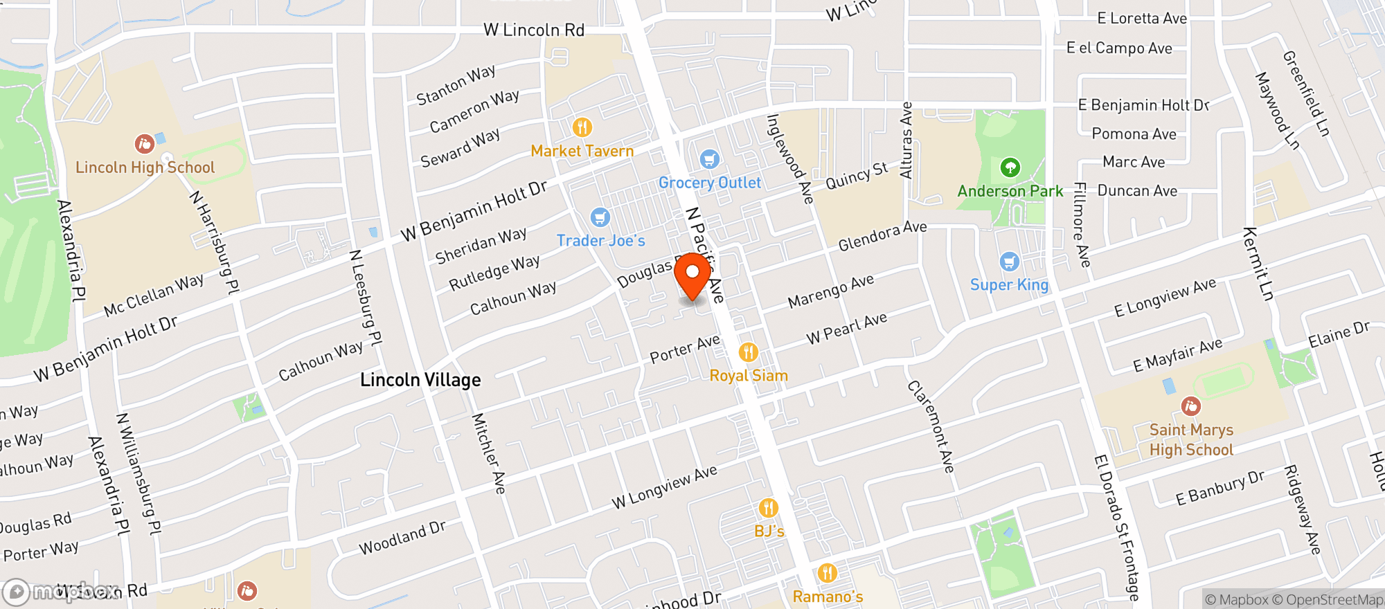 Map showing Bevmo!