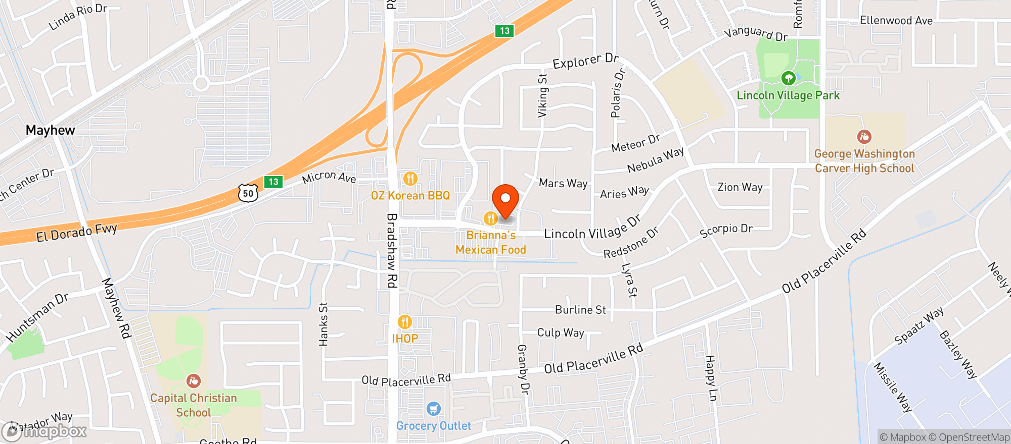 Map showing Liquor Loft