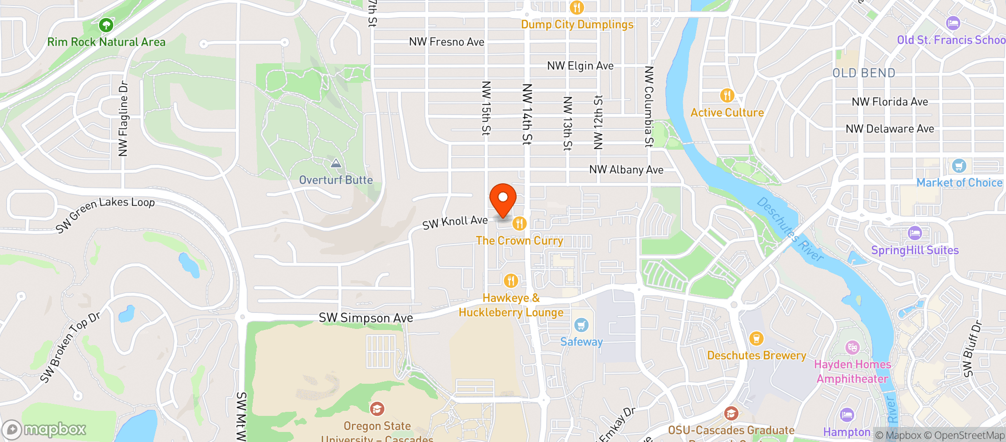 Map showing Playful Paws Cat Cafe