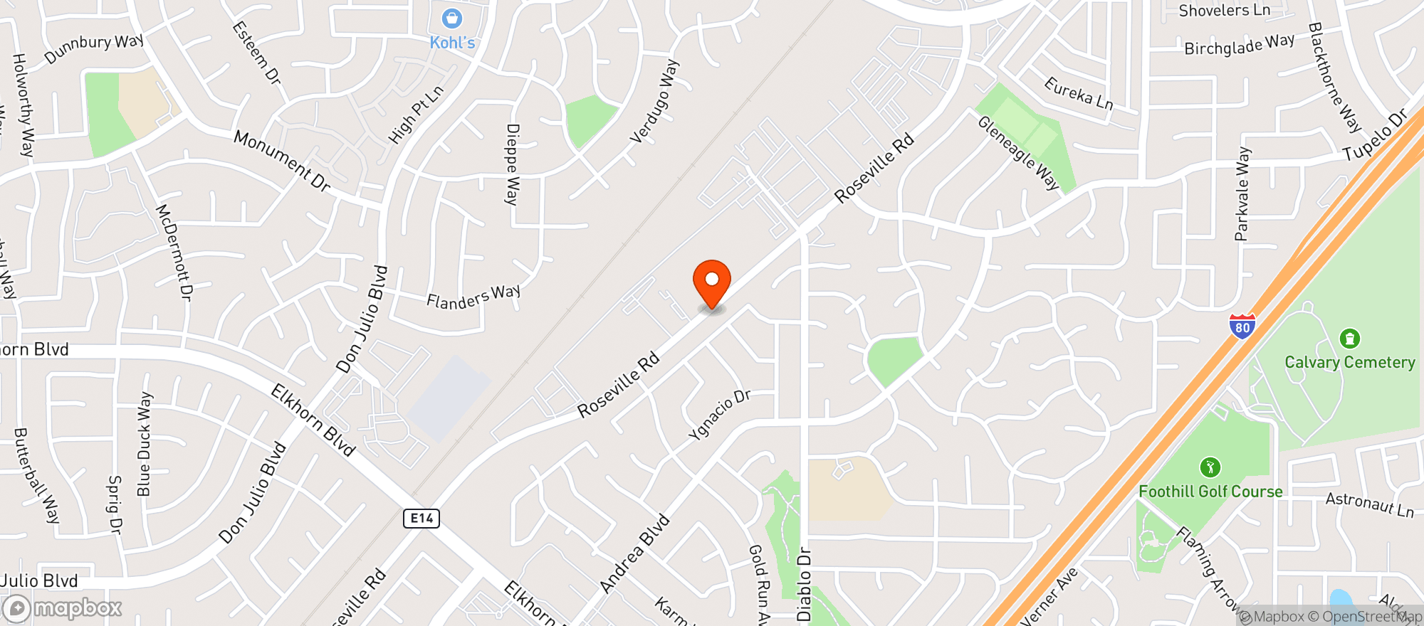 Map showing Marthas Taqueria
