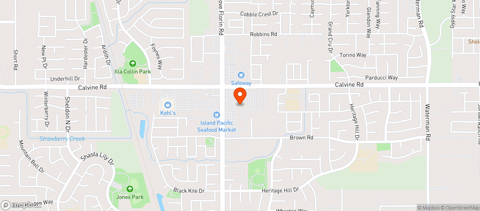 Map showing Raleys - Bel Air (Elk Grove - Florin) - 002500523