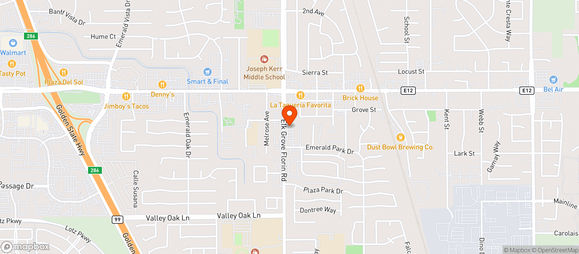 Map showing Old Town Liquor