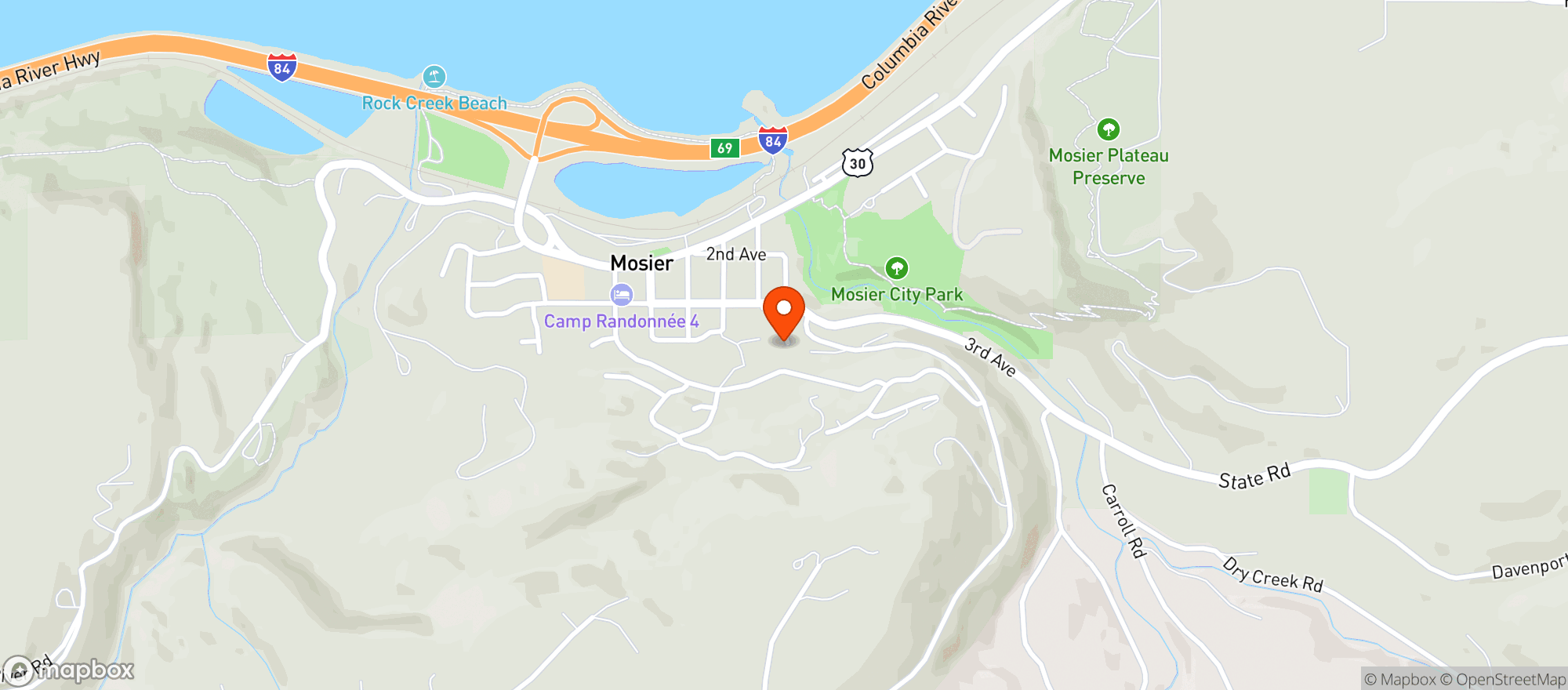 Map showing River General