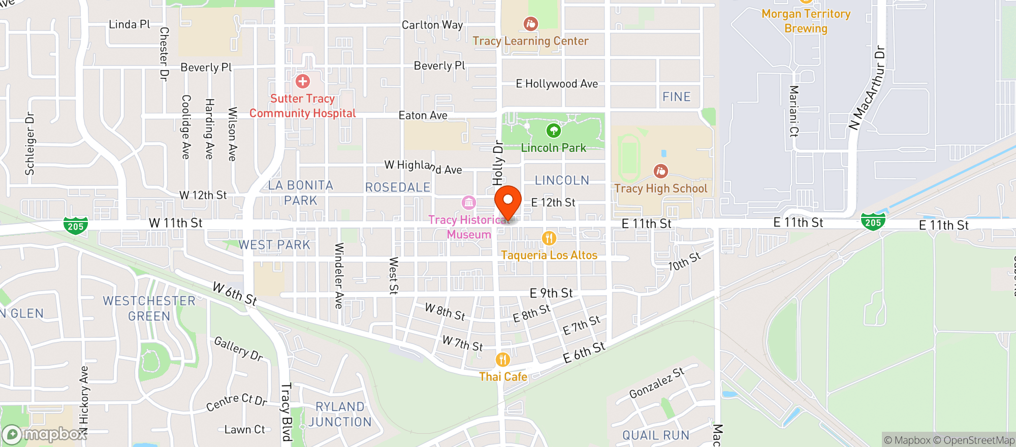 Map showing 11TH STREET LIQUOR