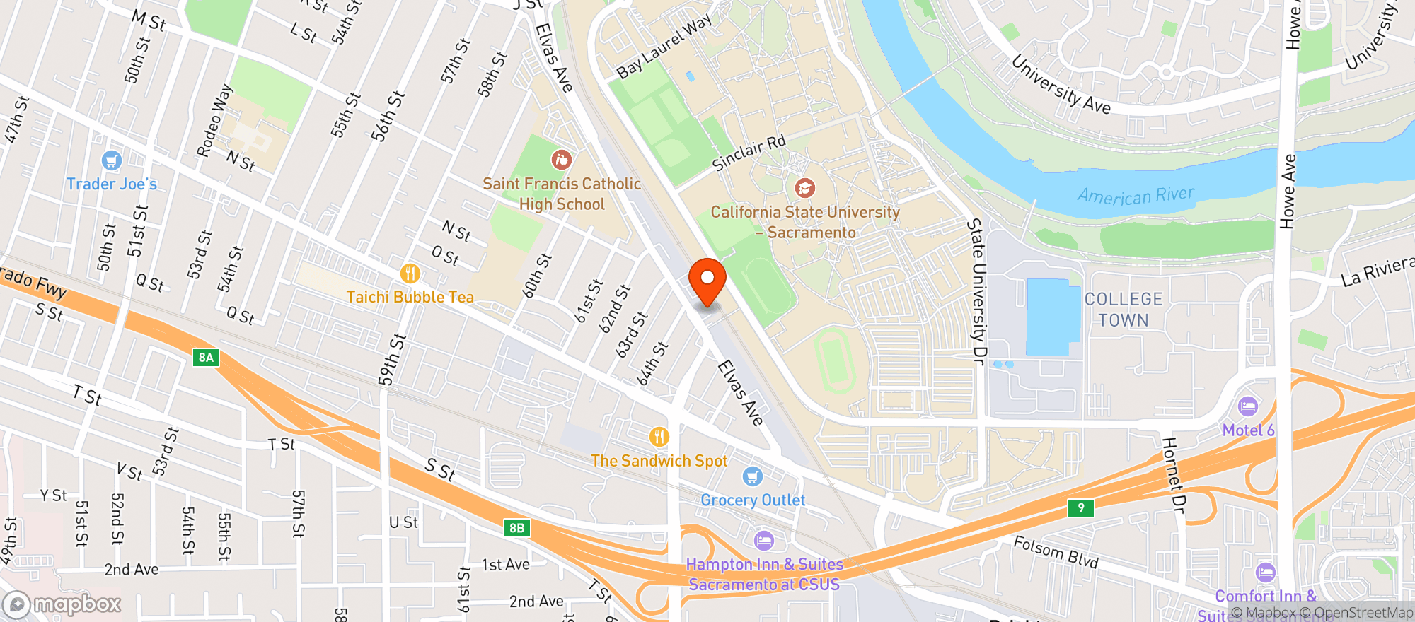 Map showing Garden @ The Line