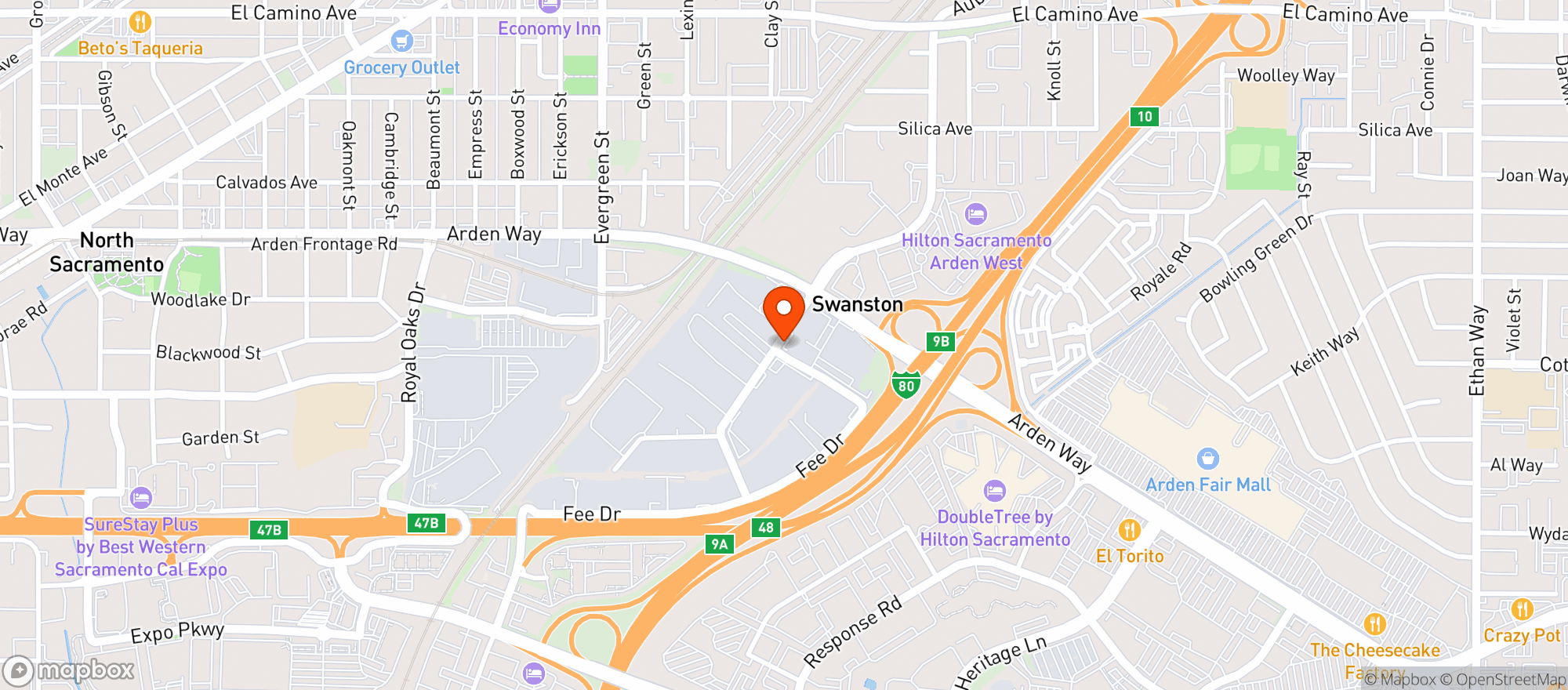 Map showing KOLAS - AMC