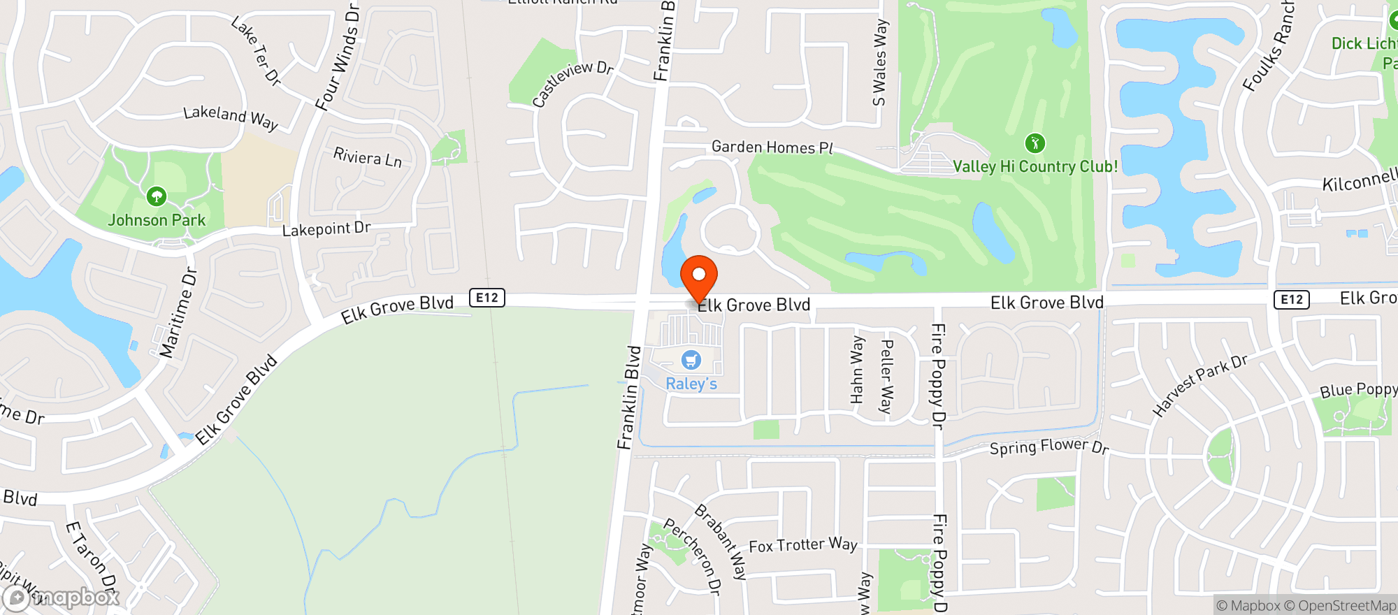 Map showing RALEYS